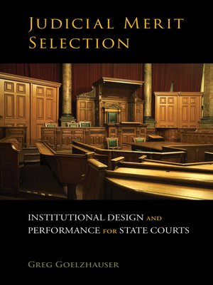 cover image of Judicial Merit Selection